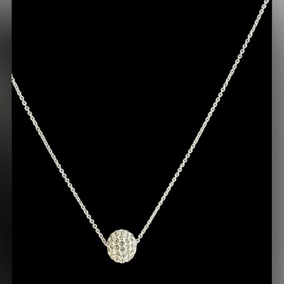 Swarovski Jewelry - Touchstone Crystal by Swarovski APRIL BIRTHSTONE Necklace Crystal Rhodium Plated